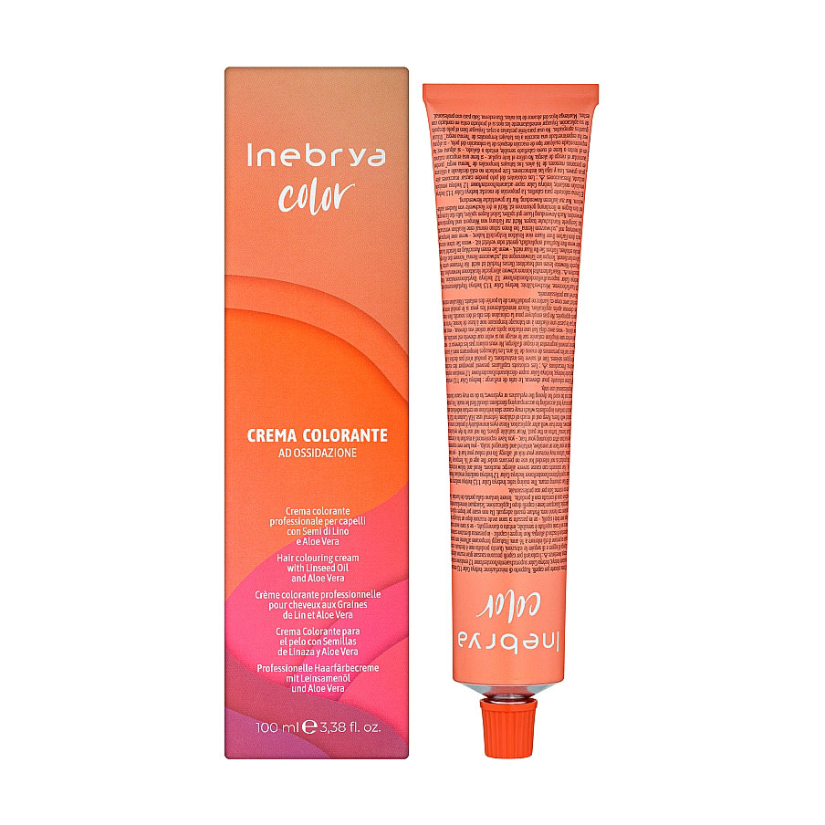 Перманентна крем-фарба для волосся Inebrya Color 7/1 Blonde Ash, 100 мл